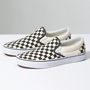 Slip on checkered VANS